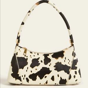 Cow patterned purse